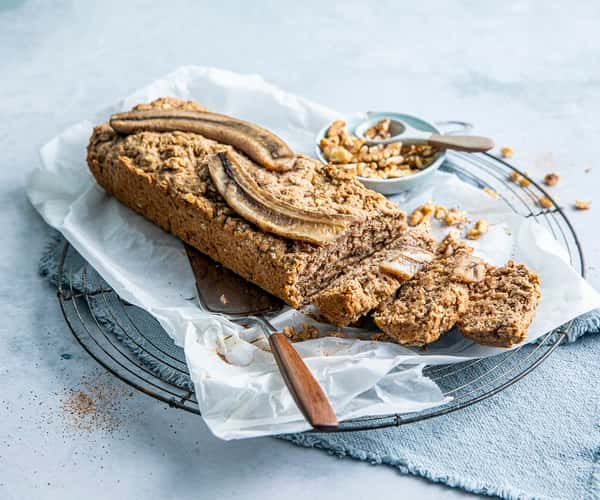 Bananbrød med valnøtter