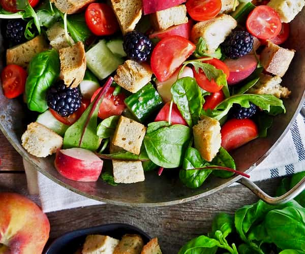 "Panzanella" italiensk brødsalat