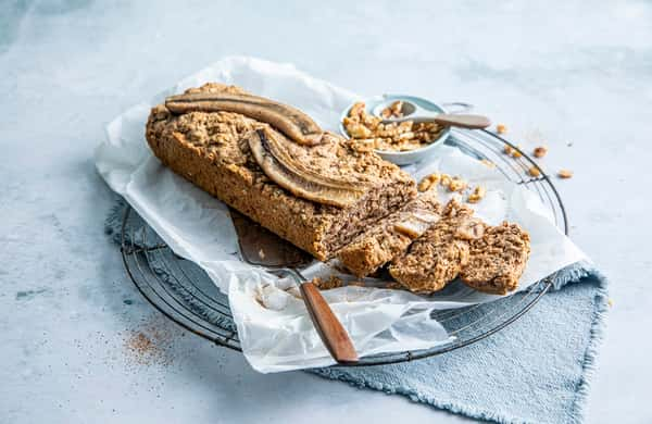 Bananbrød med valnøtter